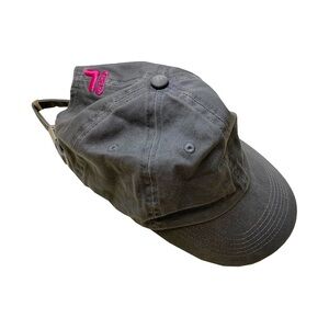 Women's Gray, Magenta Fila Sport Logo Embroidered Baseball/Athletic Cap/Hat